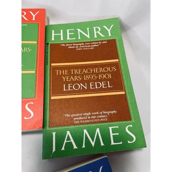 Henry James The Complete Biography Leon Edel Box Set Discus Avon Paperback Books - Picture 9 of 12